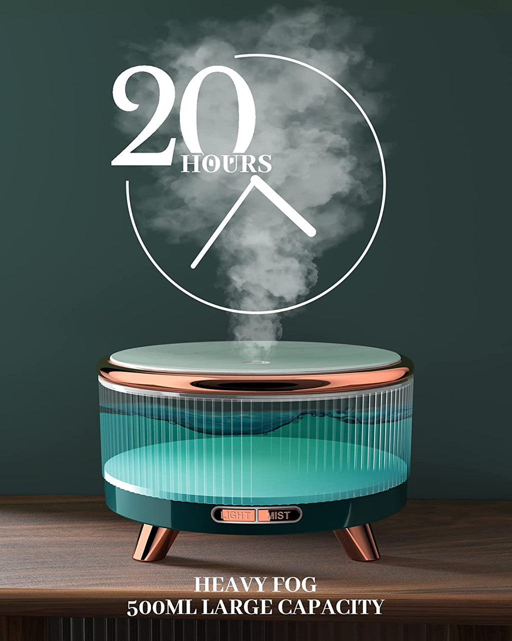 Specialty Wooden LED Aromatherapy Diffuser