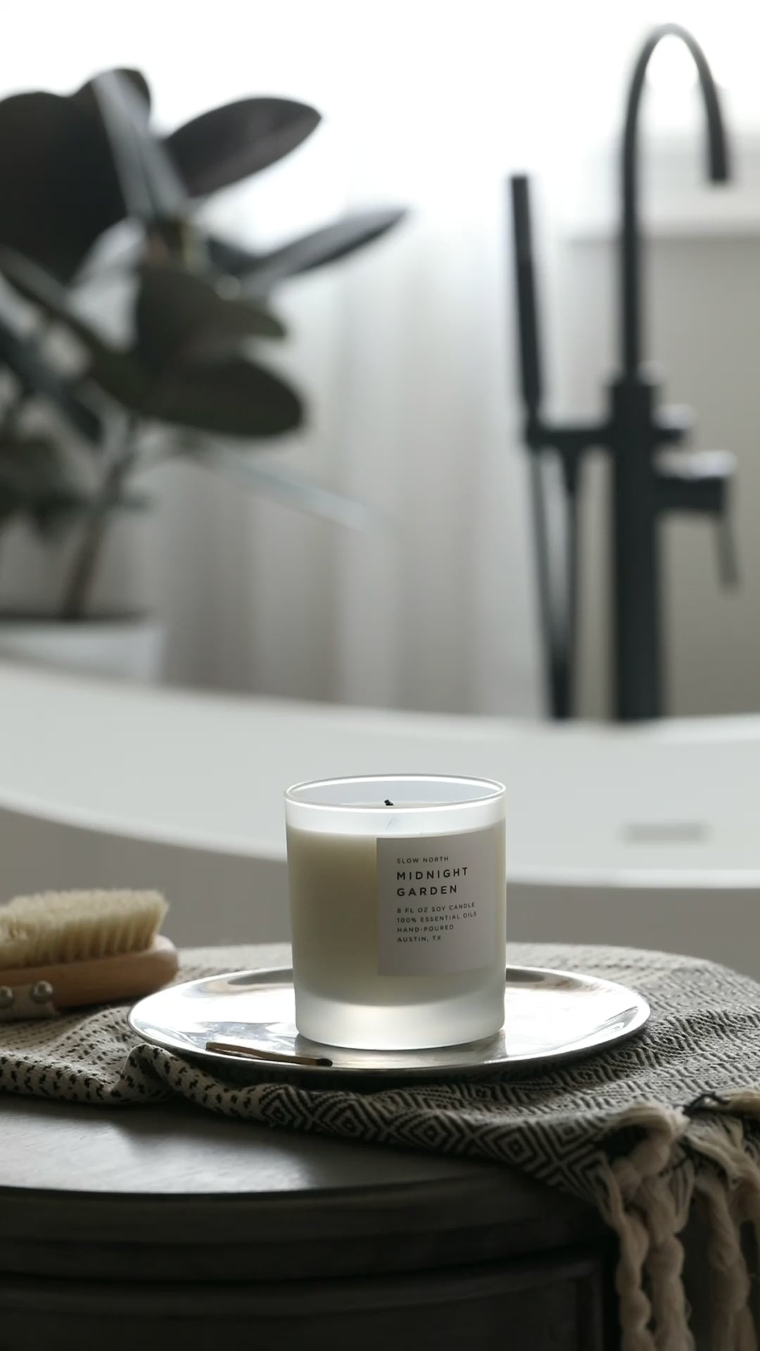 Midnight Garden - Signature Candle (Lavender + Rosemary + Geranium)