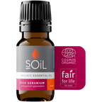 Organic Rose Geranium Essential Oil (Pelargoneum Graveolens) 10ml
