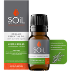 Organic Lemongrass Essential Oil (Cymbopogon Citratus) 20ml