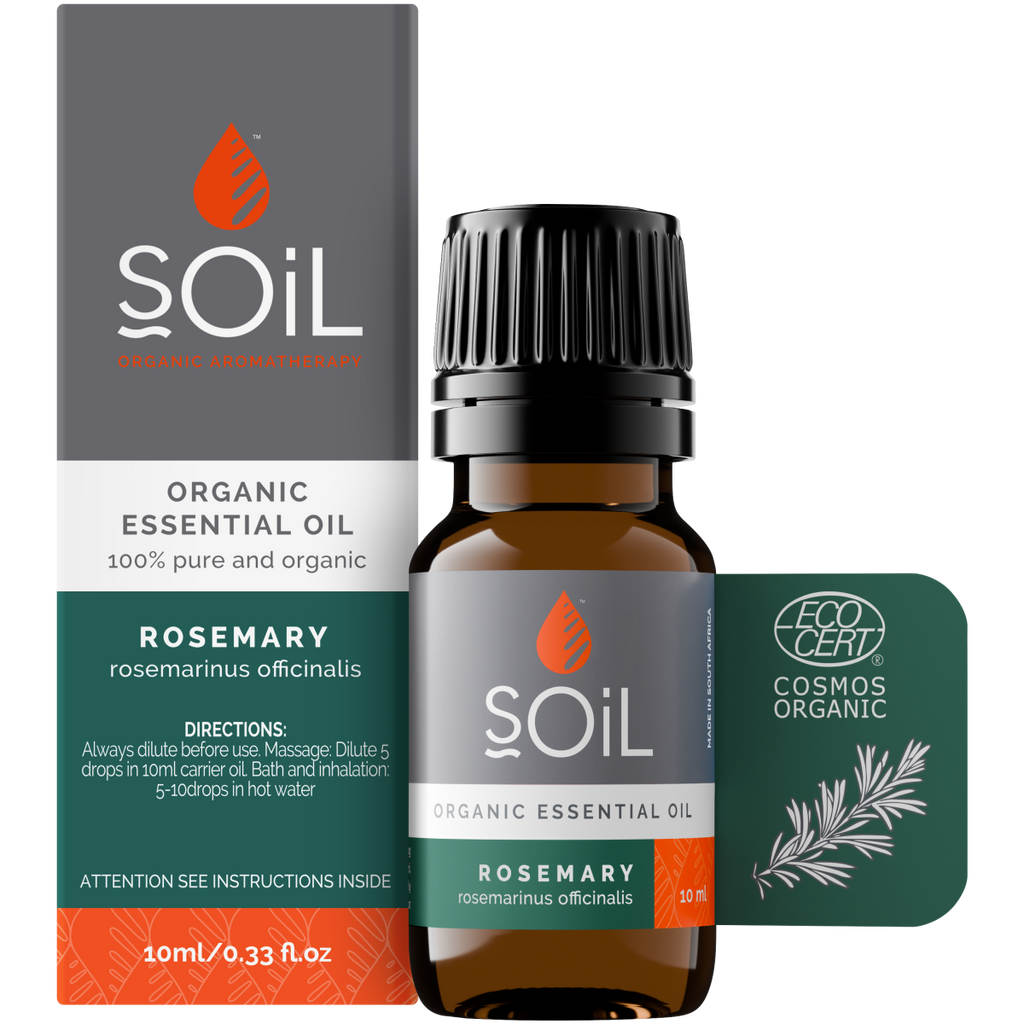 Organic Rosemary Essential Oil (Rosemarinus Officinalis) 10ml
