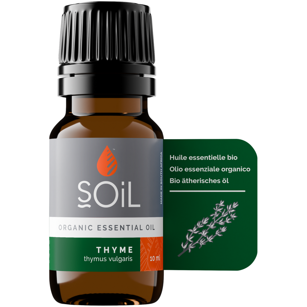 Organic Thyme Essential Oil (Thymus Vulgaris) 10ml