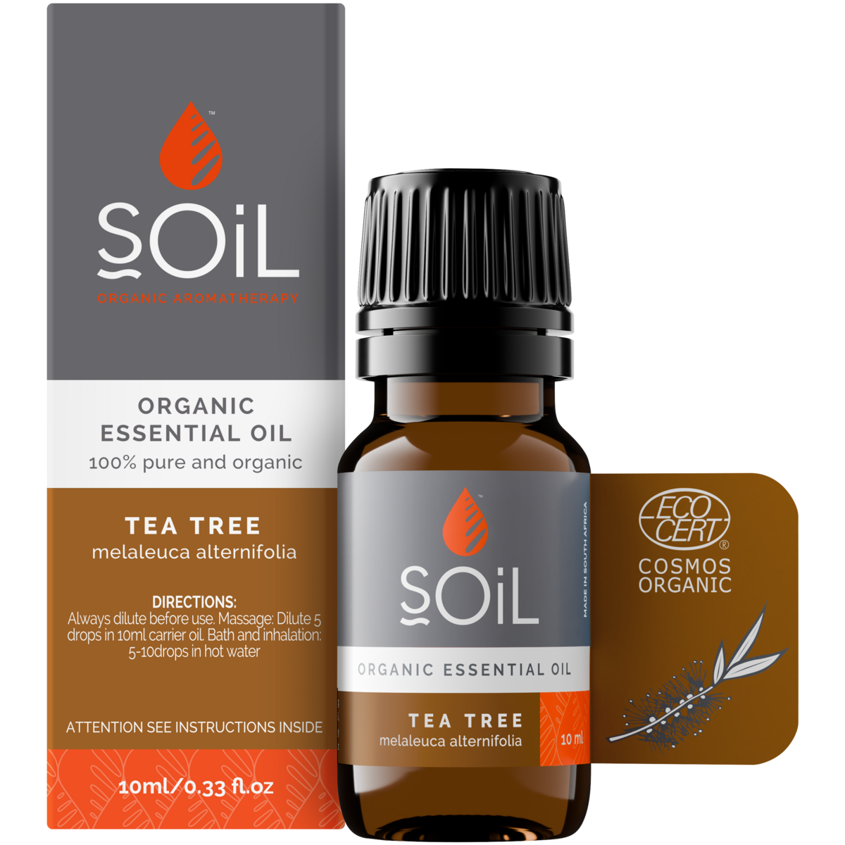 Organic Tea Tree Essential Oil (Melaleuca Alternifolia) 20ml