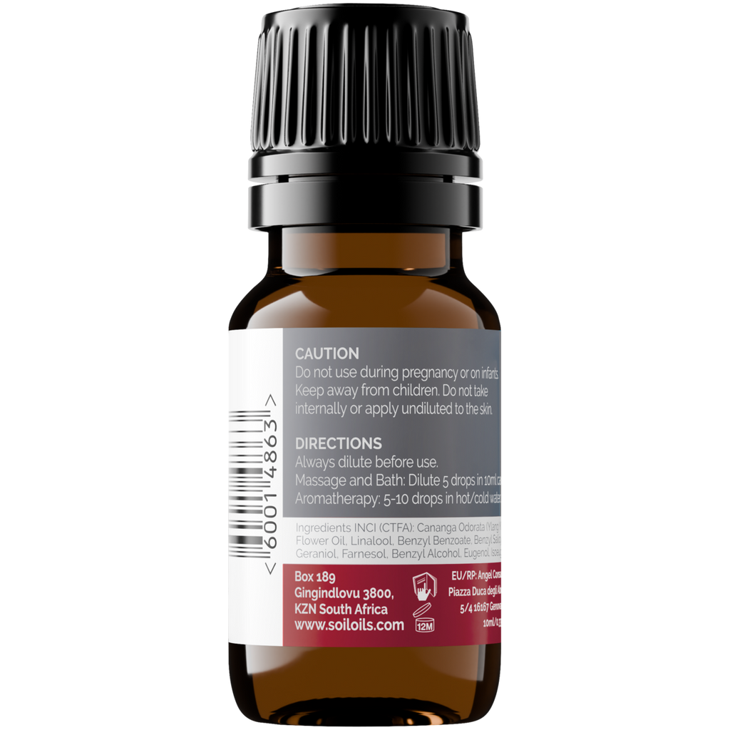 Organic Ylang Ylang Essential Oil (Cananga Odorata) 10ml