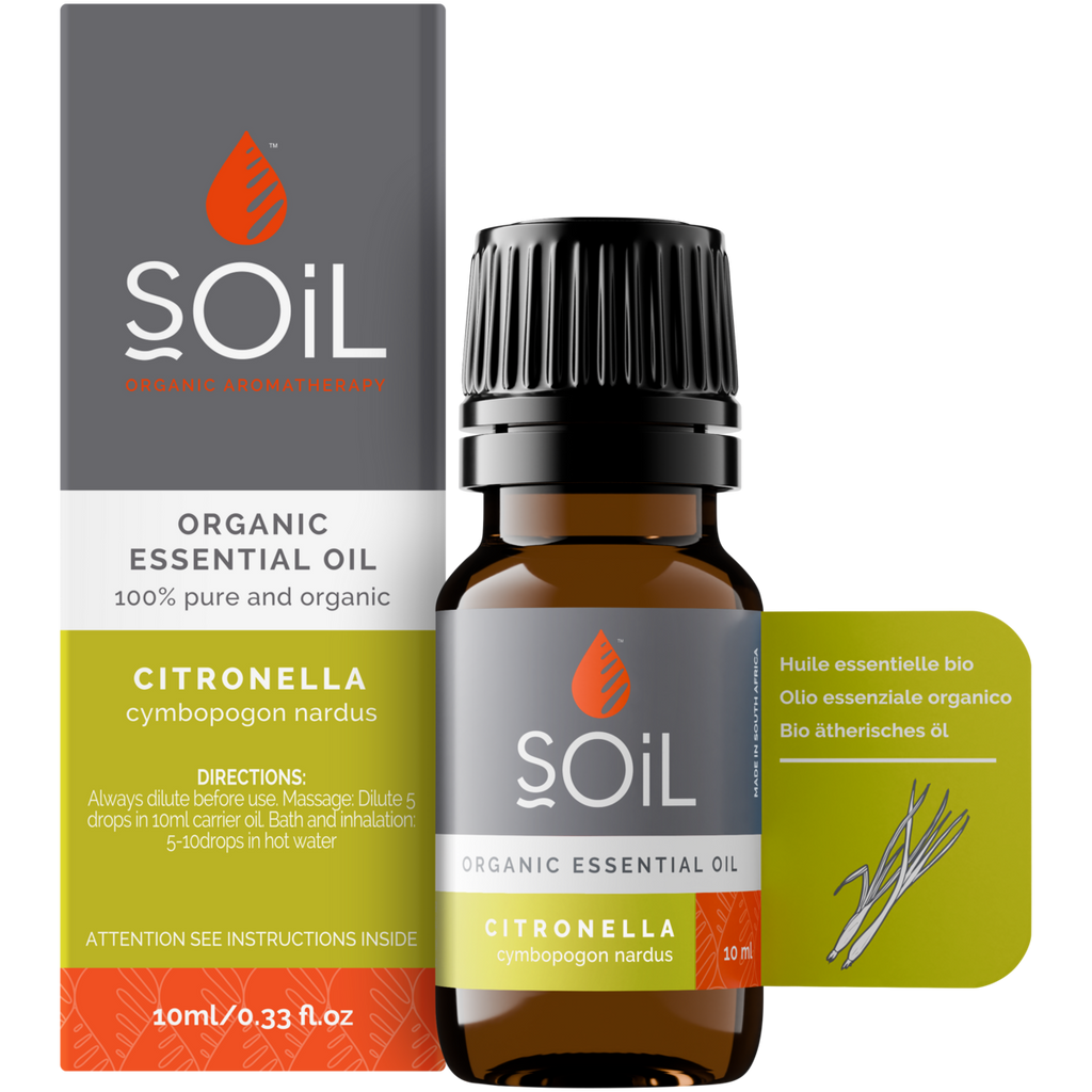 Organic Citronella Essential Oil (Cymbopogon Nardus) 20ml
