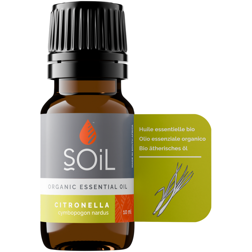 Organic Citronella Essential Oil (Cymbopogon Nardus) 20ml