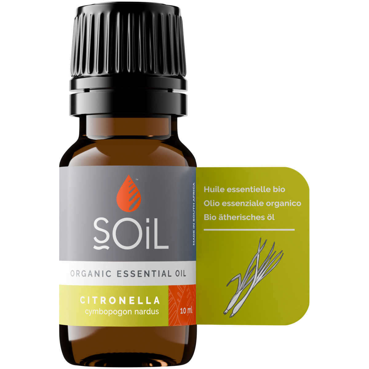 Organic Citronella Essential Oil (Cymbopogon Nardus) 20ml