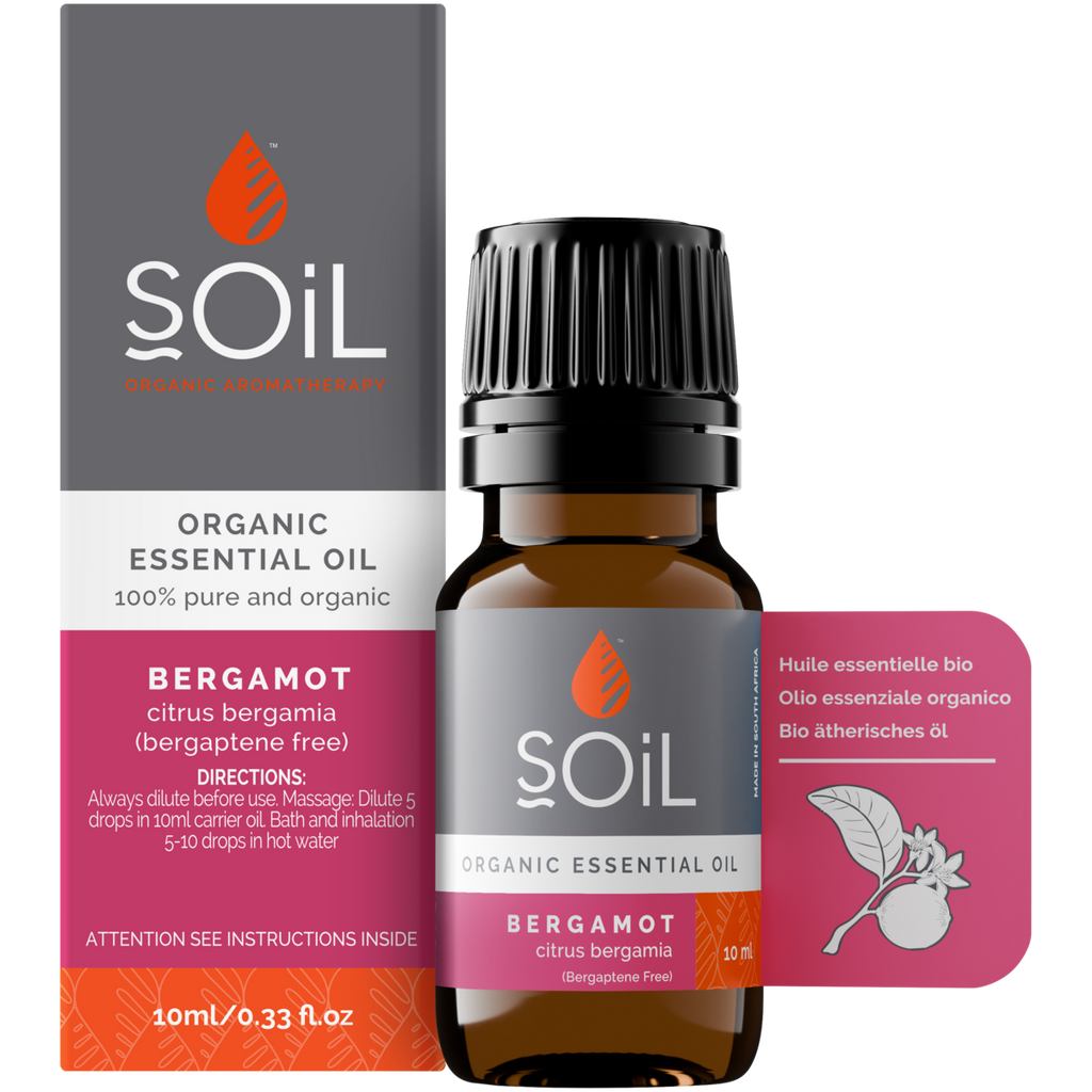 Organic Bergamot Essential Oil (Citrus Bergamia) 10ml