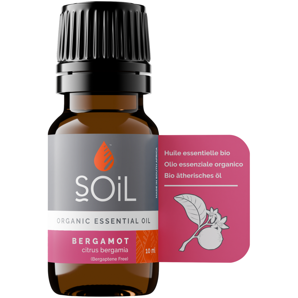Organic Bergamot Essential Oil (Citrus Bergamia) 10ml