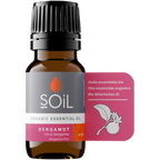 Organic Bergamot Essential Oil (Citrus Bergamia) 10ml