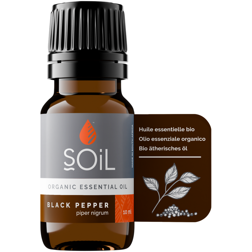 Organic Black Pepper Essential Oil (Piper Nigrum) 20ml