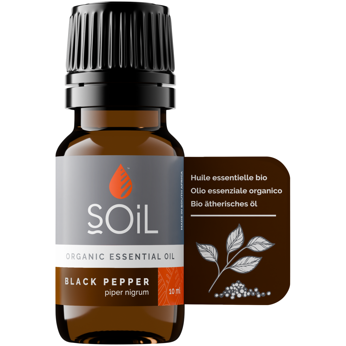 Organic Black Pepper Essential Oil (Piper Nigrum) 20ml