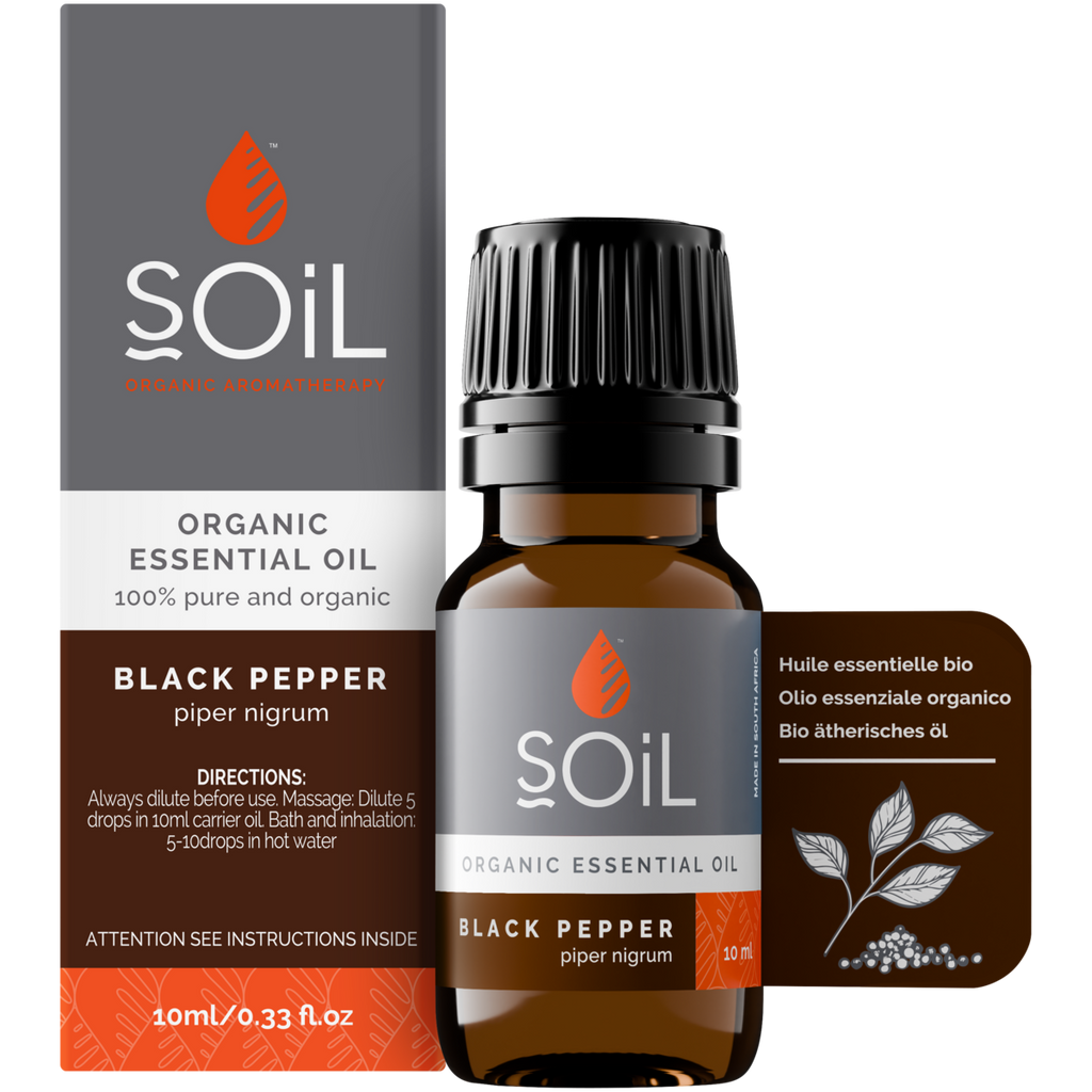 Organic Black Pepper Essential Oil (Piper Nigrum) 20ml