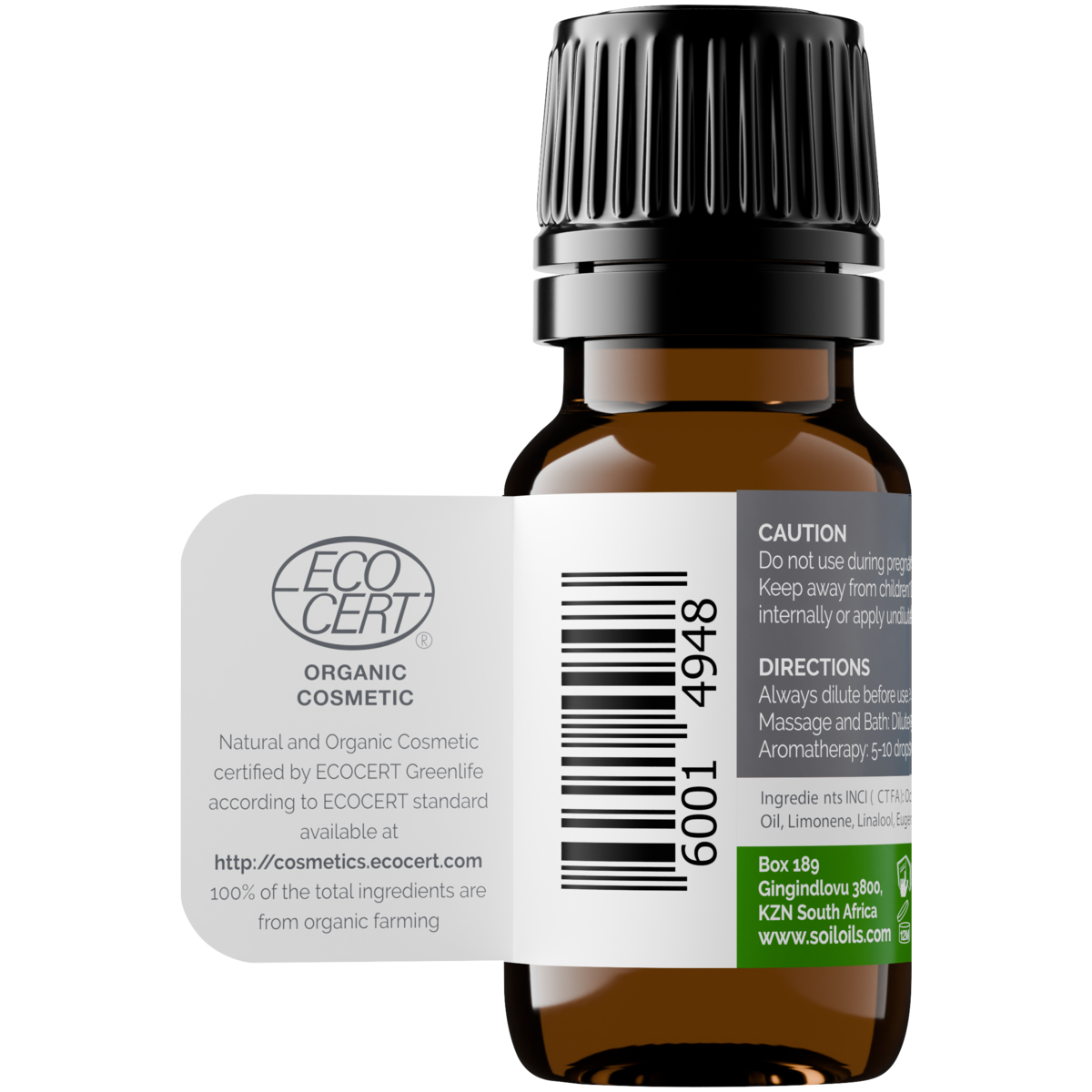 Organic Basil Essential Oil (Ocimum Basilicum) 20ml