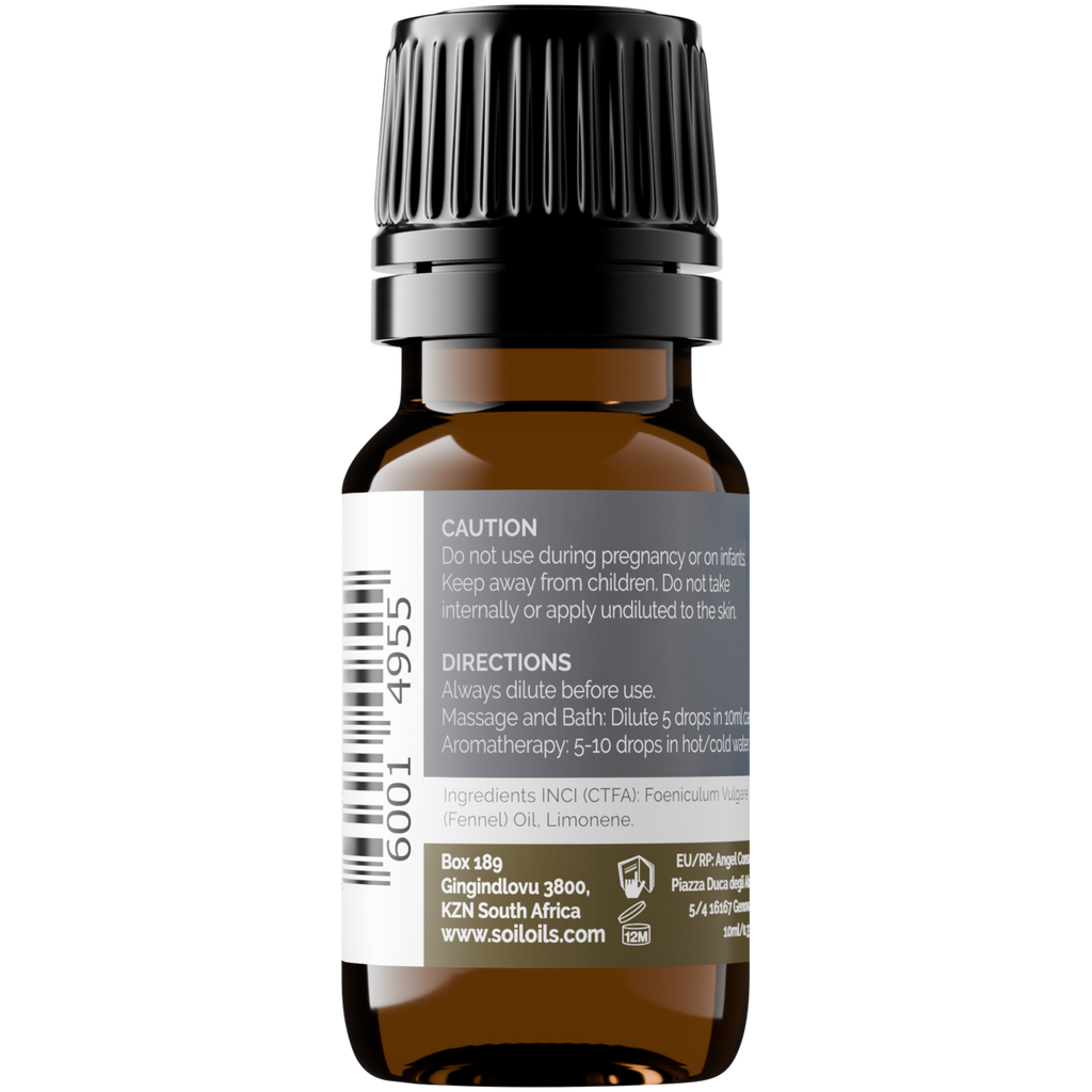 Organic Fennel Essential Oil (Foeniculum Vulgarus) 20ml