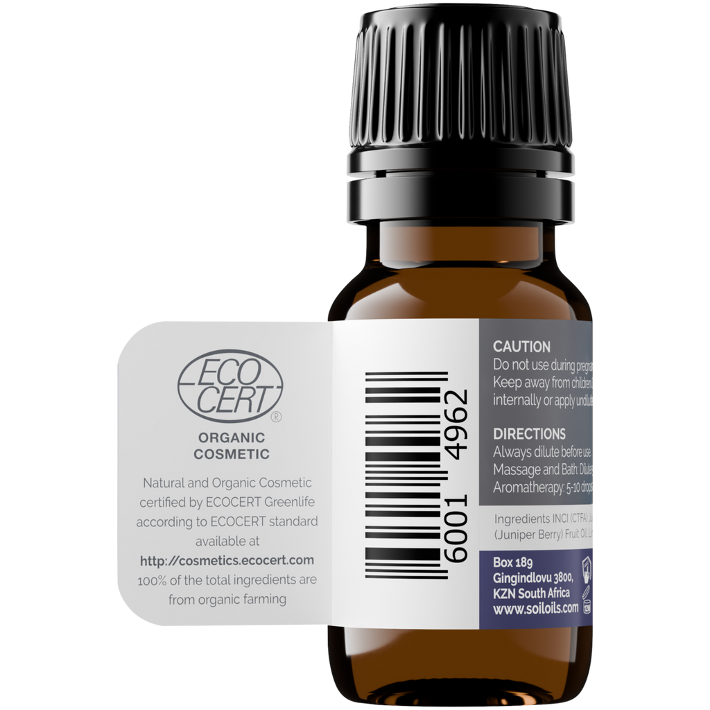 Organic Juniper Essential Oil (Juniperis Communis) 10ml