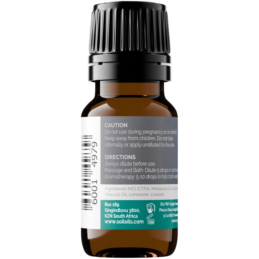 Organic Niaouli Essential Oil (Melaleuca QuinQuenervia) 30ml