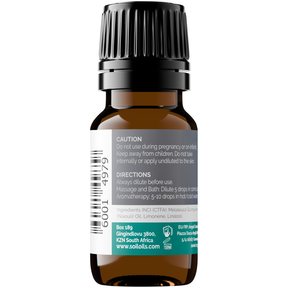 Organic Niaouli Essential Oil (Melaleuca QuinQuenervia) 30ml