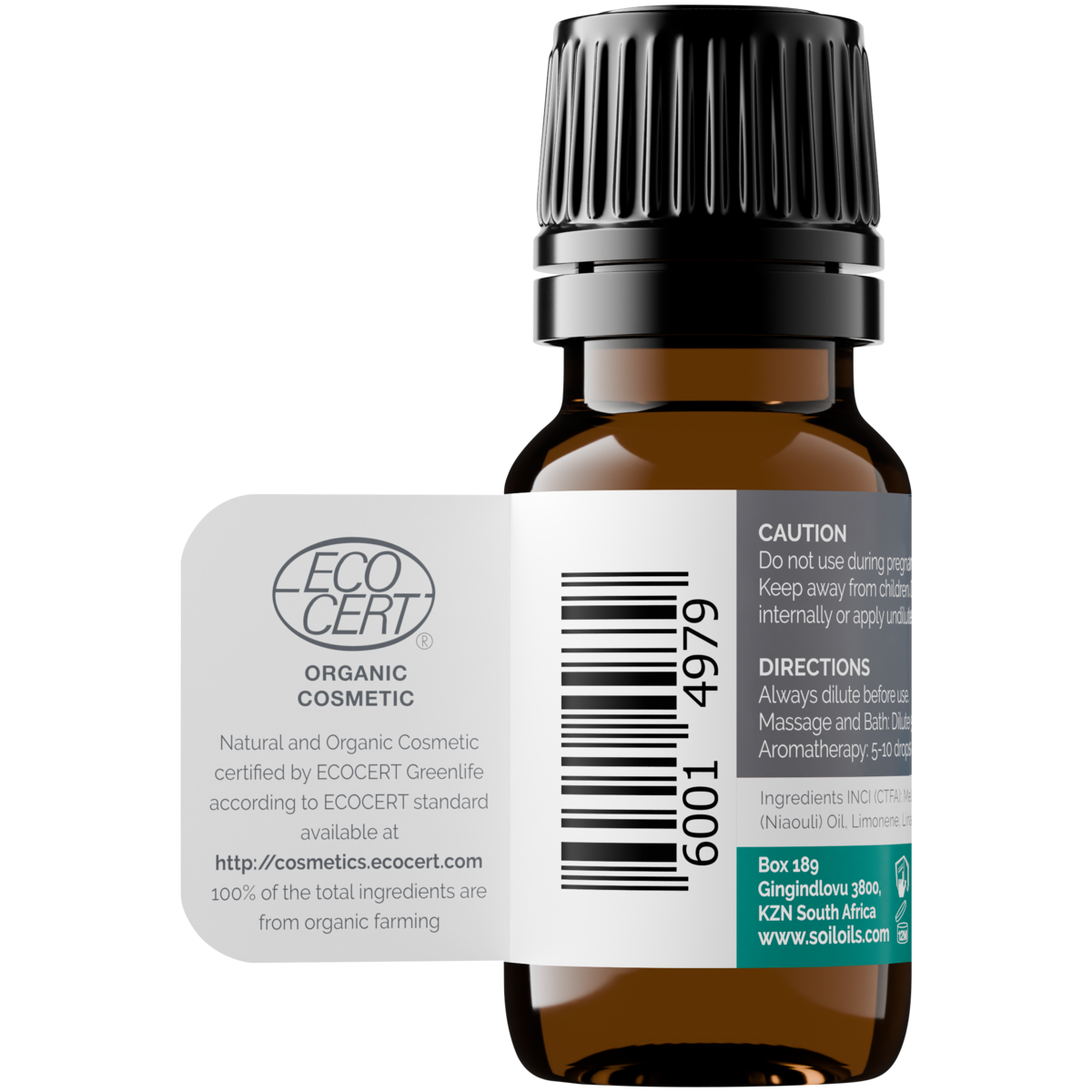 Organic Niaouli Essential Oil (Melaleuca QuinQuenervia) 30ml
