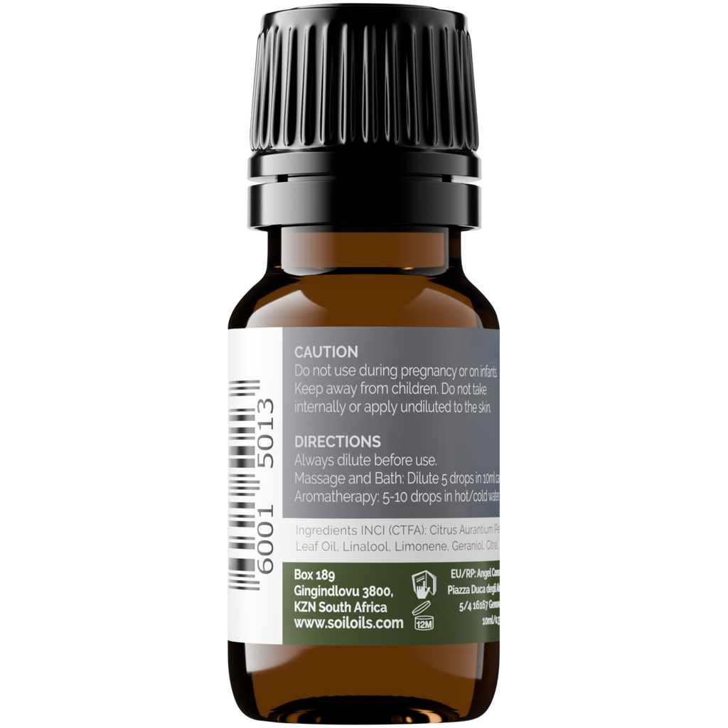 Organic Petitgrain Essential Oil (Citrus Aurantium) 20ml
