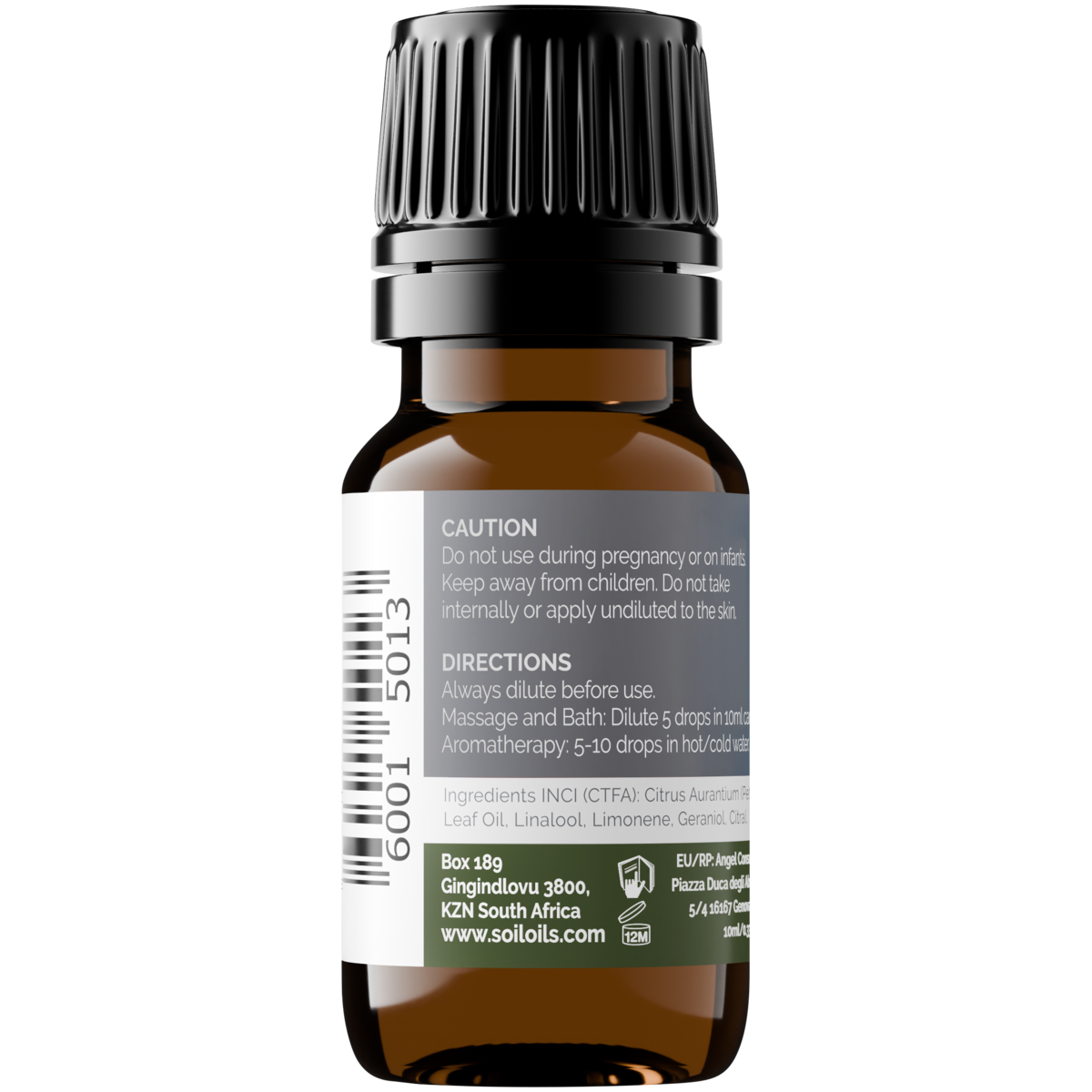 Organic Petitgrain Essential Oil (Citrus Aurantium) 20ml