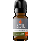 Organic Vetiver Essential Oil (Vetiveria Zizanoides) 10ml