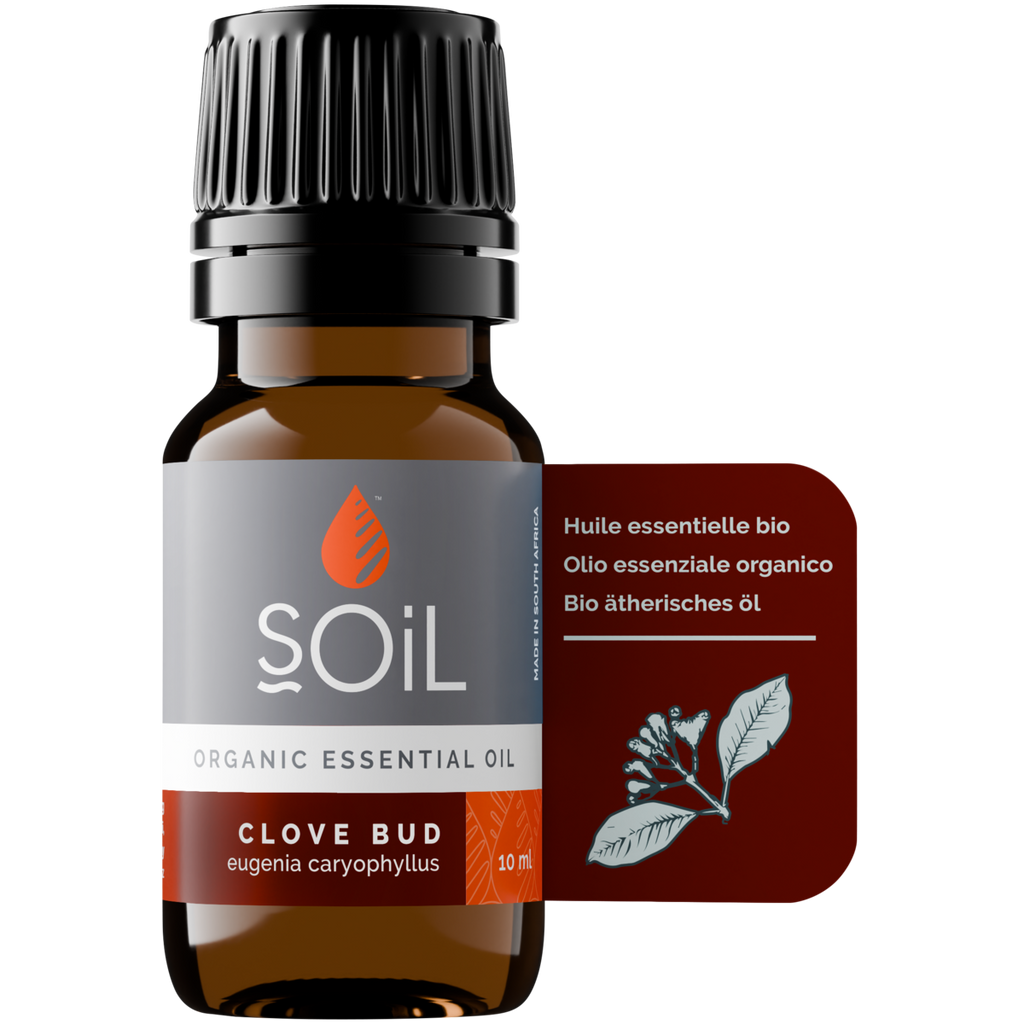 Organic Clove Bud Essential Oil (Eugenia Caryophillus) 10ml