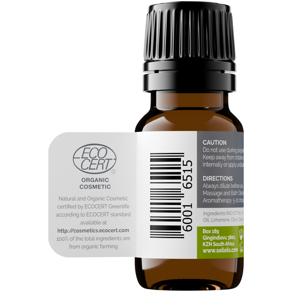 Organic Lime Essential Oil (Citrus Aurantifolia) 10ml