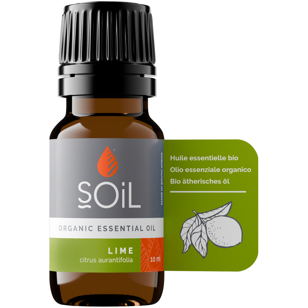 Organic Lime Essential Oil (Citrus Aurantifolia) 10ml