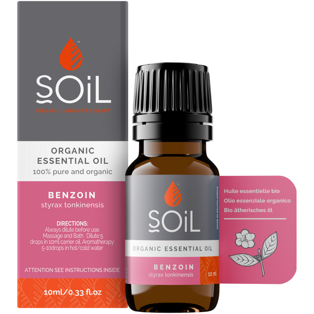 Organic Benzoin Essential Oil (Styrax Tonkinensis Resin and Alcohol) 10ml