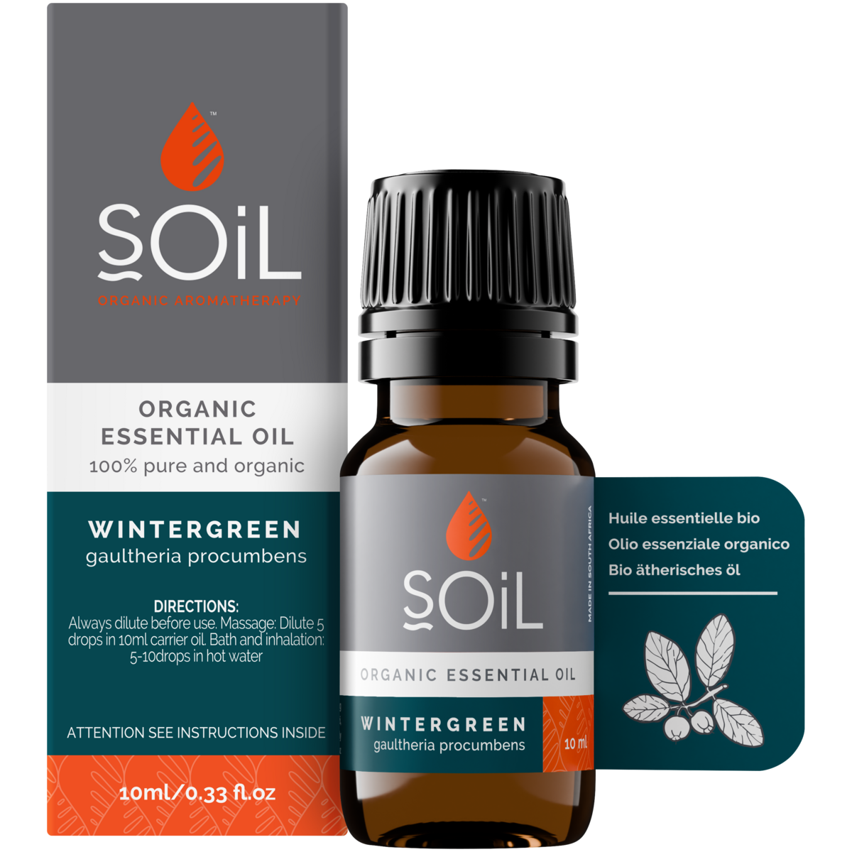 Organic Wintergreen Essential Oil (Gaulteria Procumbens) 20ml
