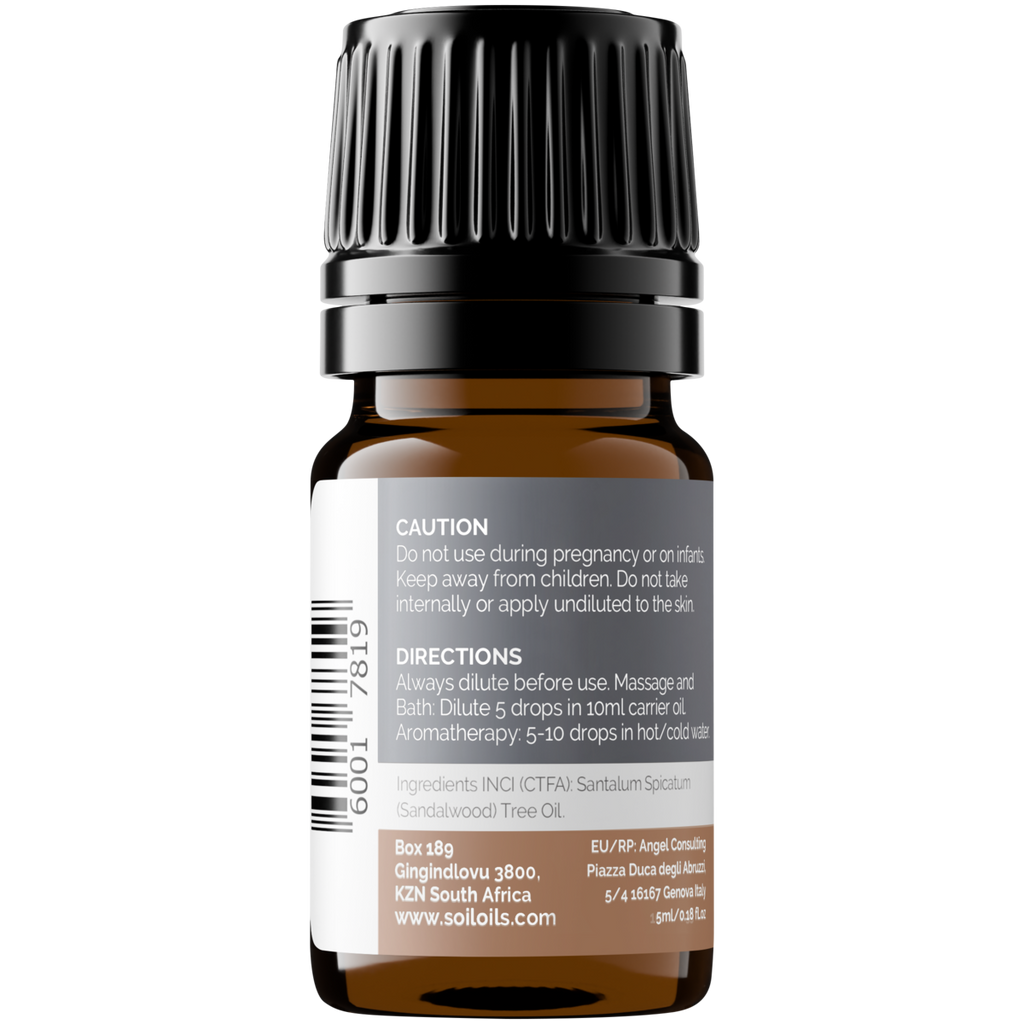 Organic Sandalwood Essential Oil (Santalum Spicatum) 2.5ml