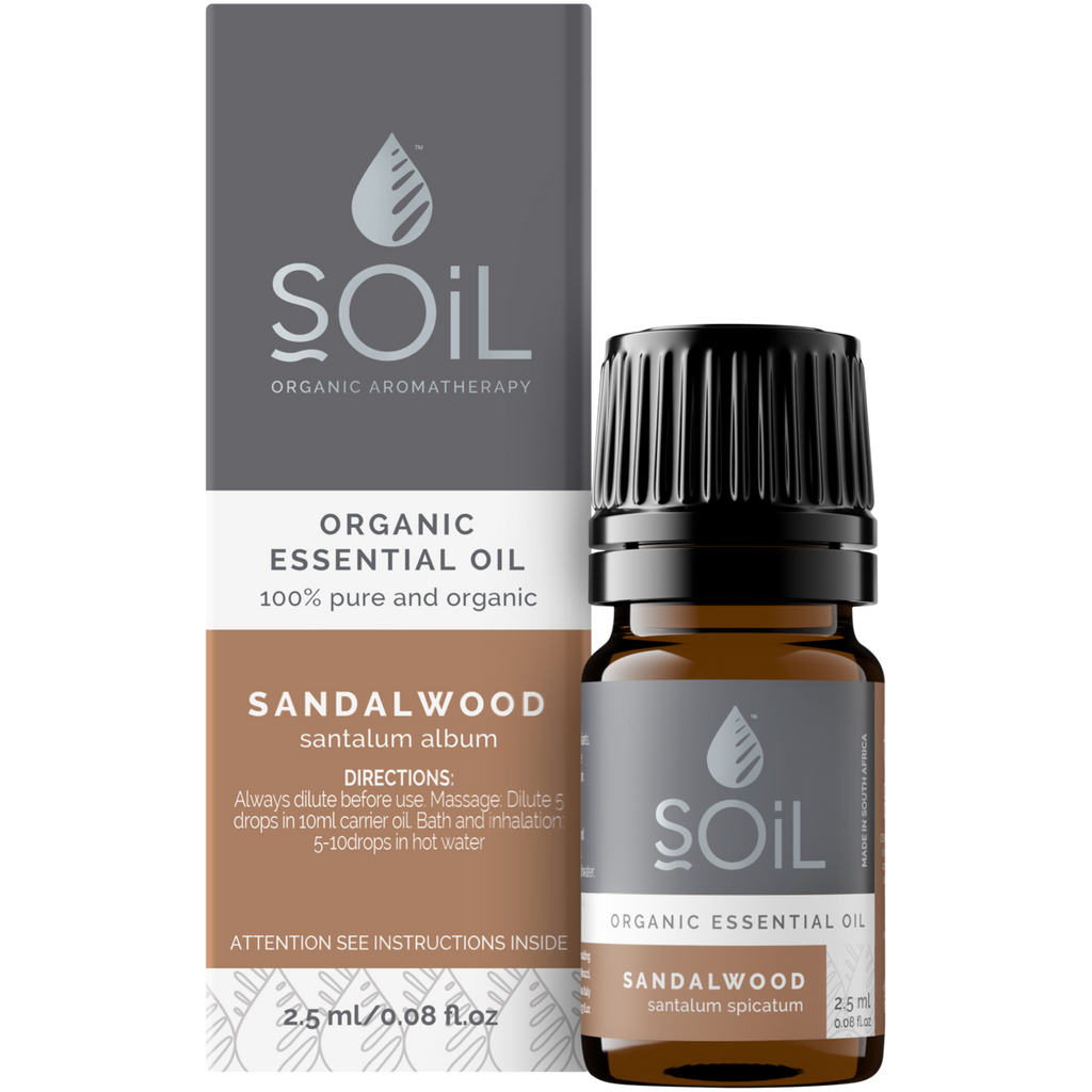 Organic Sandalwood Essential Oil (Santalum Spicatum) 2.5ml