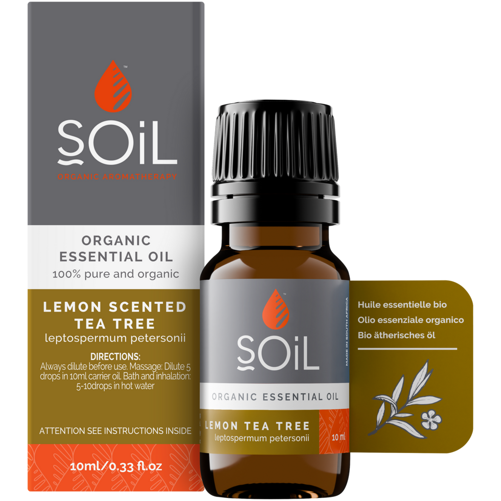 Organic Lemon Tea Tree Essential Oil (Leptospermum Petersonii) 20ml