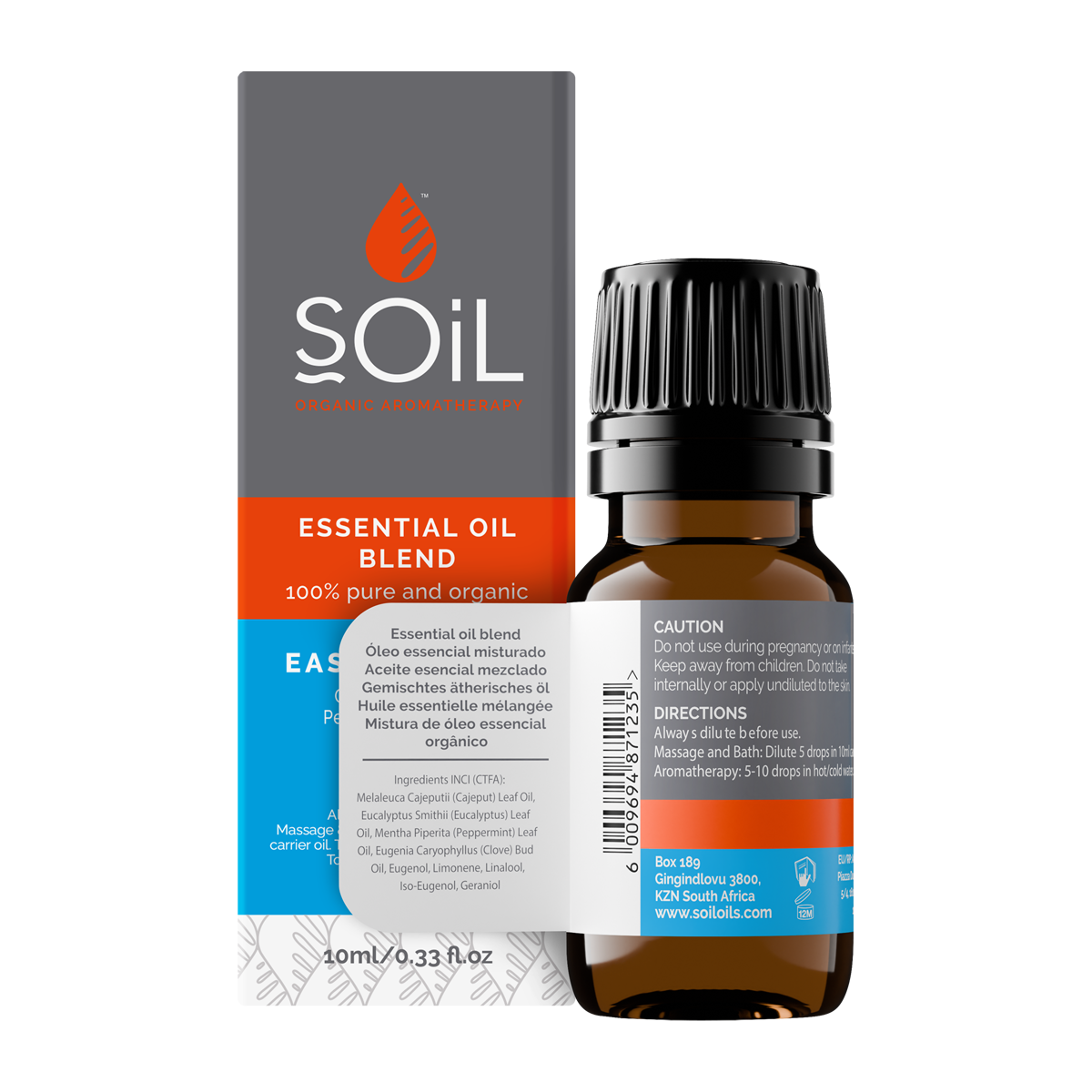 Easy Breathe - Organic Essential Oil Blend 10ml