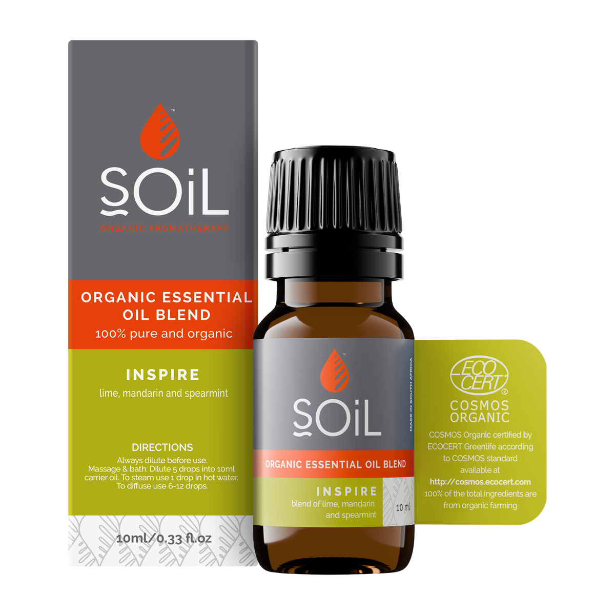 Inspire - Organic Essential Oil Blend 10ml