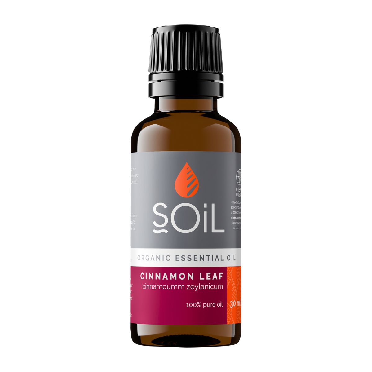 Organic Cinnamon Leaf Essential Oil (Cinnamoumm Zeylanicum) 30ml