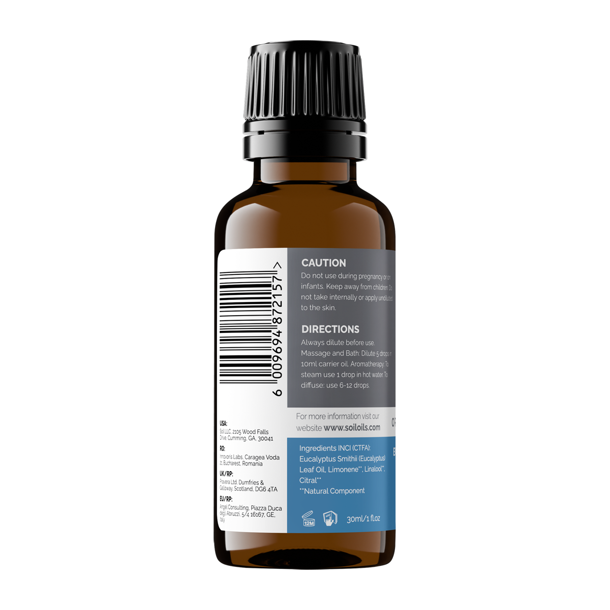 Organic Peppermint Essential Oil (Mentha Piperita) 30ml