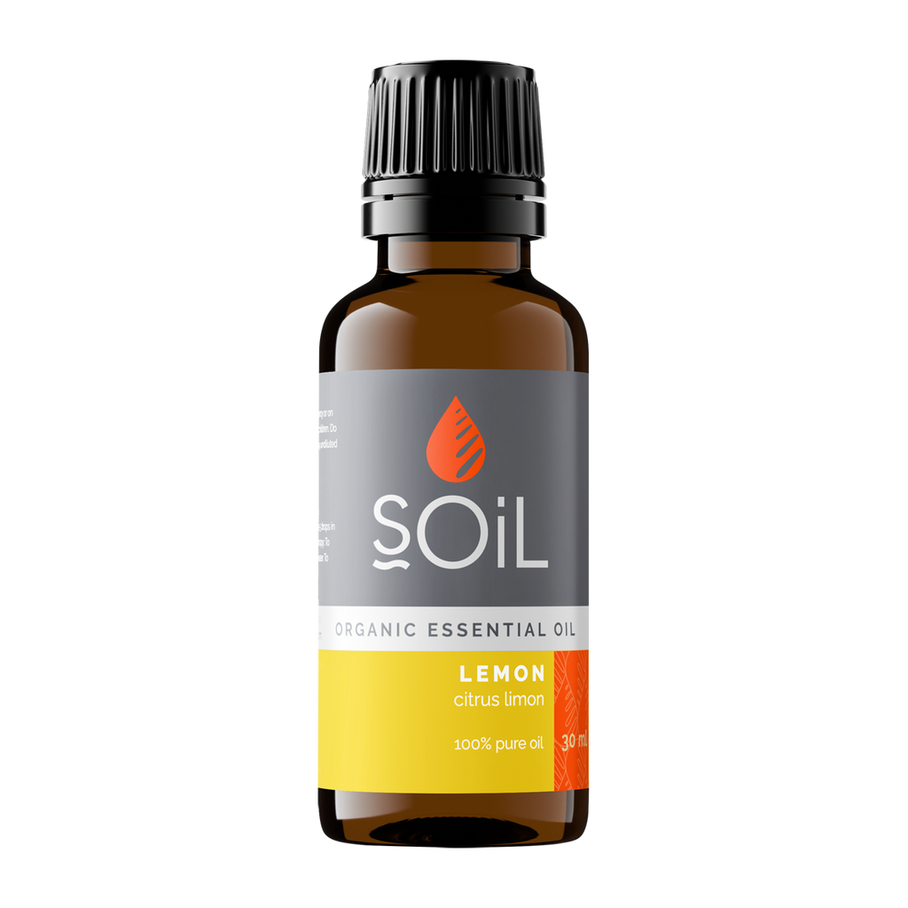 Organic Lemon Essential Oil (Citrus Limon) 30ml