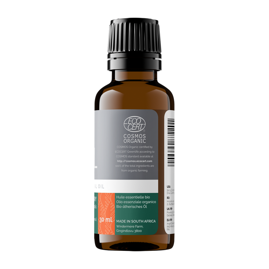 Organic Rosemary Essential Oil (Rosemarinus Officinalis) 30ml