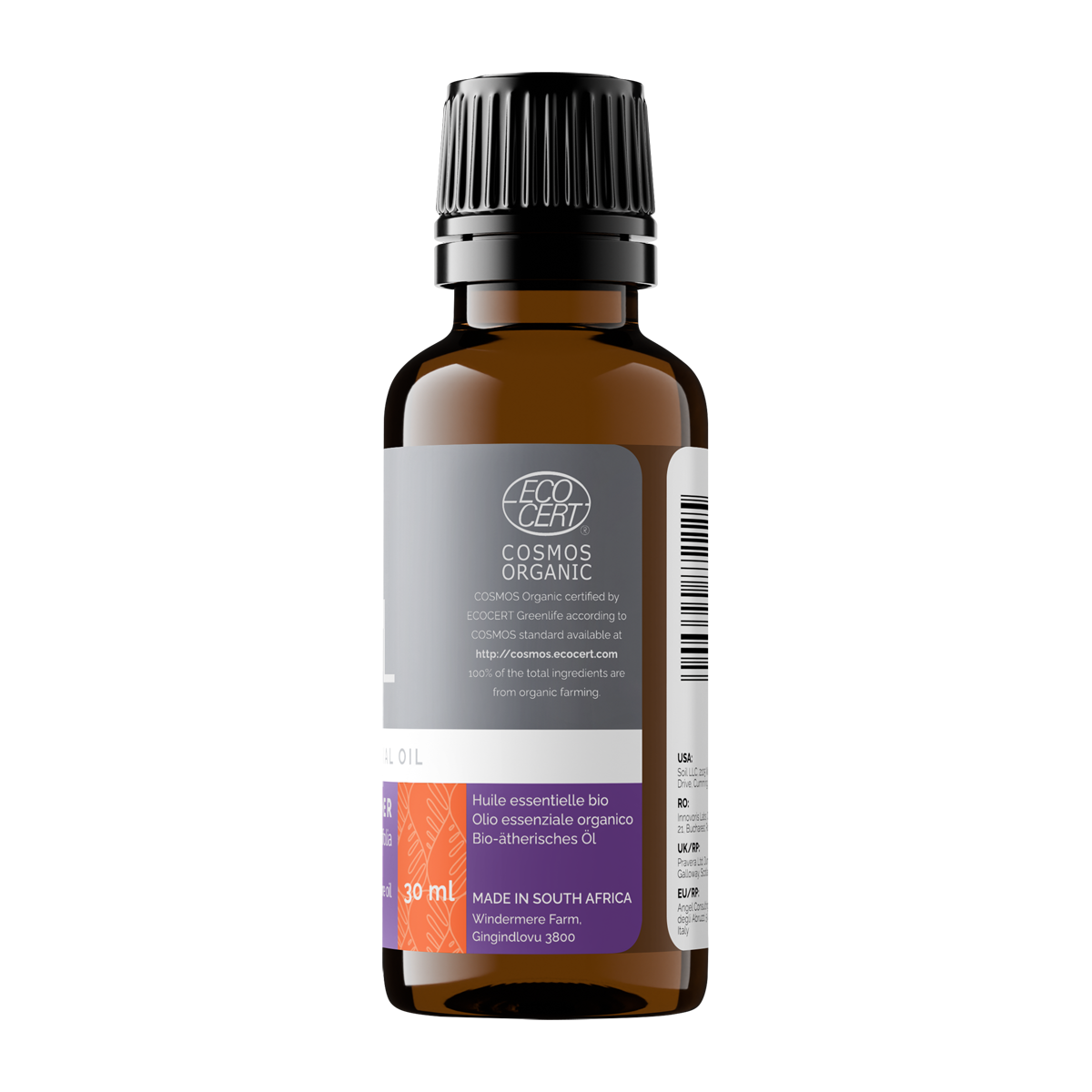Organic Lavender Essential Oil (Lavandula Angustifolia) 30ml
