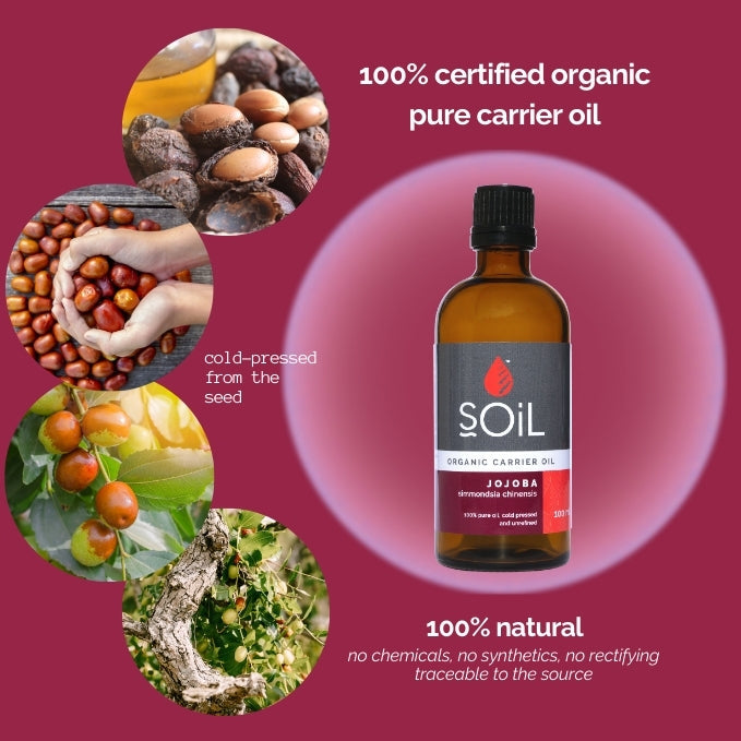 Organic Jojoba Oil (Simmondsia Chenensis)  60ml