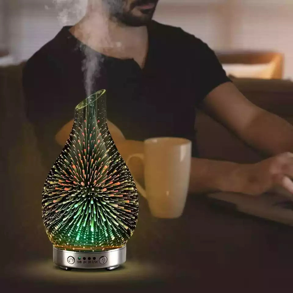 Glass Aromatherapy LED Diffuser