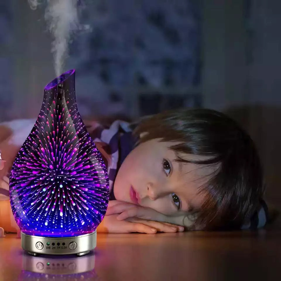 Glass Aromatherapy LED Diffuser
