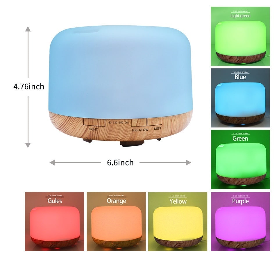 Color Changing Diffuser With Remote