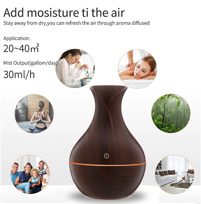LED Ultrasonic Aromatherapy Diffuser