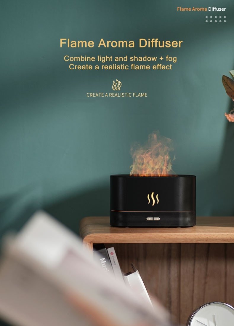 Ultrasonic Usb Fire Aroma Diffuser