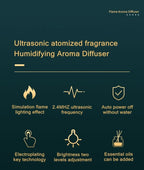 Ultrasonic Usb Fire Aroma Diffuser